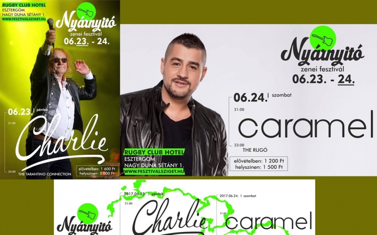 Caramel és Charlie koncert nyitja az esztergomi nyarat
