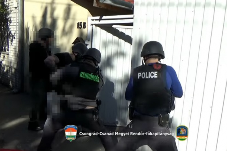 Drogkereskedő hálózatra csaptak le a rendőrök az Alföldön