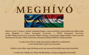 Székely Szabadság Napja Esztergomban - Meghívó