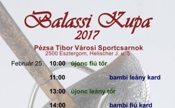 Balassi Kupa vívóverseny a hétvégén