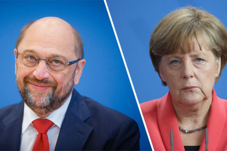 Szakértő: behozhatatlan Merkel előnye Schulz-cal szemben