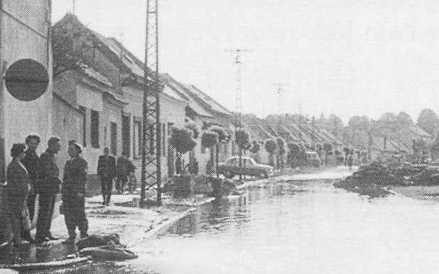 Ilyen volt az árvíz az Árok utcában több mint 50 éve