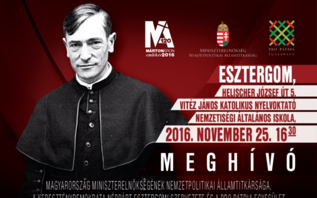 Kiállítás Márton Áron életéről Esztergomban