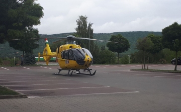 Ismét mentőhelikopter sietett Esztergomba