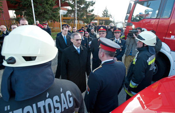 katasztrófavédelem, tűzoltó, belügyminiszter, évértékelés, 