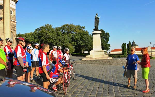 Történelmi Kerékpártúrán Esztergomból Zólyomba