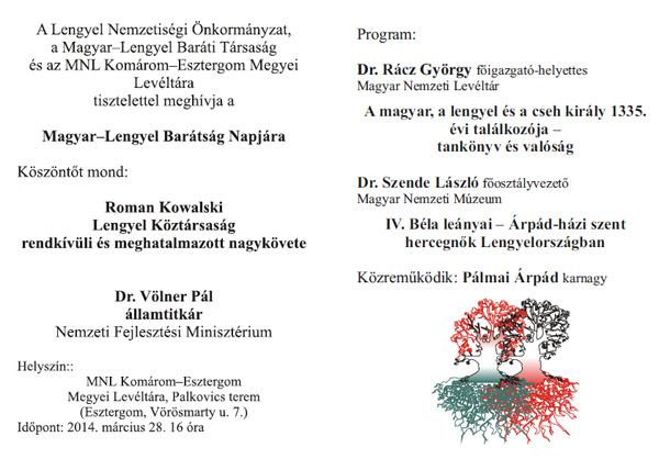 Magyar-lengyel két jó barát - Magyar-Lengyel Barátság Napja Esztergomban