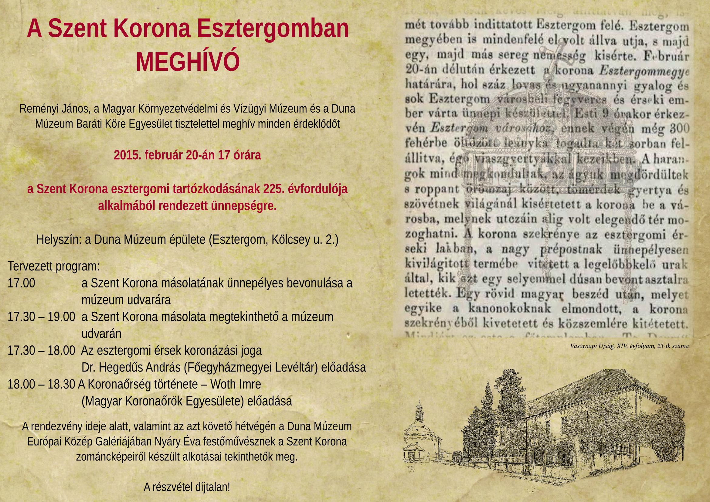 A Szent Korona Esztergomban