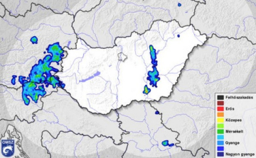 Délután gyenge hidegfront érinti a térséget