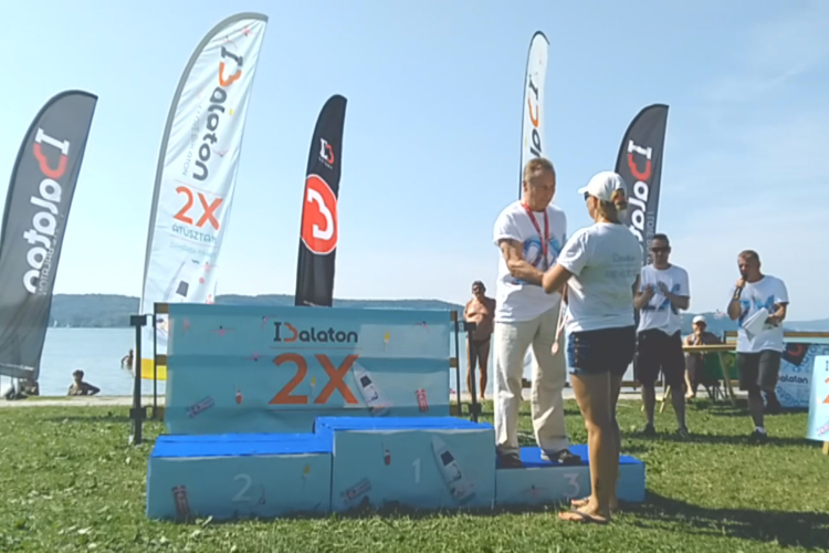 Esztergomi bronzérem az I love Balaton 2x átúszáson