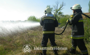 Szemét és gaz kapott lángra Kertvárosban - FOTÓK