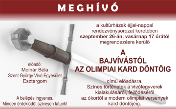 A bajvívástól az olimpiai kard döntőig