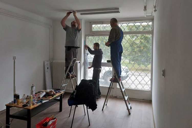 Önkormányzati segítséggel újult meg a lengyelek szétvert klubhelyisége