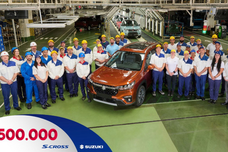 Magyar Suzuki: Esztergomban elkészült az 500 ezredik S-CROSS
