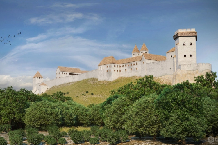 Digitális rekonstrukció a vár aranykoráról – FOTÓK