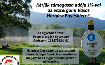 1 százalék a Vasas Horgászegyesületnek