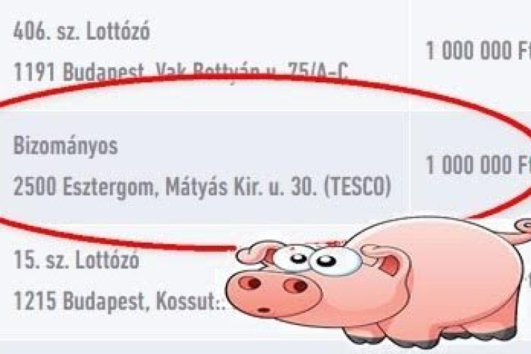 Esztergomi lottónyertessel kezdődött az év