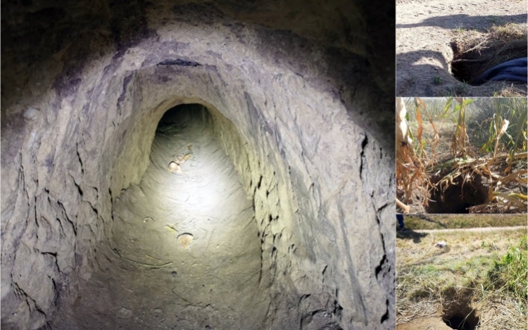 Egy nap alatt három alagutat találtak Bács-Kiskunban