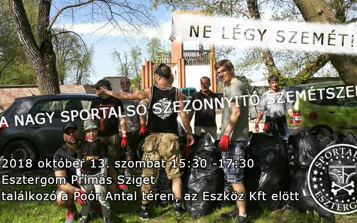 Nagy szezonnyitó szemétszedés Esztergomban!