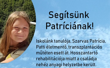 Segítsünk Patríciának a gyógyulásban!