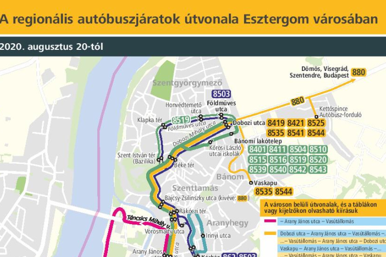 Így változik holnaptól a buszközlekedés a városban