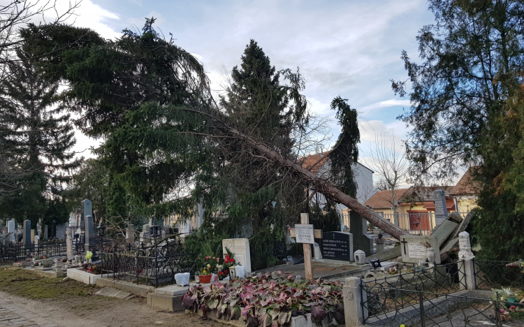 Esztergomban is károkat okozott a vihar