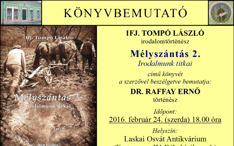 Mélyszántás - könyvbemutató