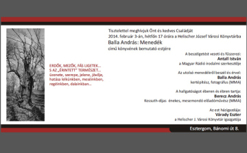 Menedék - fotós könyvbemutató az esztergomi könyvtárban