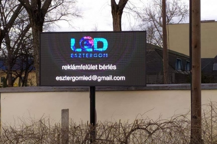 LED reklámfelület bérlés Esztergomban elsőként!