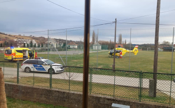 Mentőhelikopter sietett Nagysápra