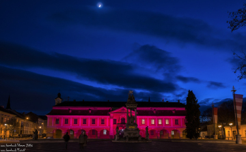 Esztergom is csatlakozott a Rózsaszín Fények éjszakájához