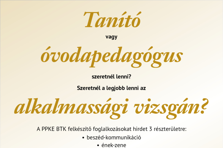 Felkészítő foglalkozásokat hirdet a Pázmány Esztergom