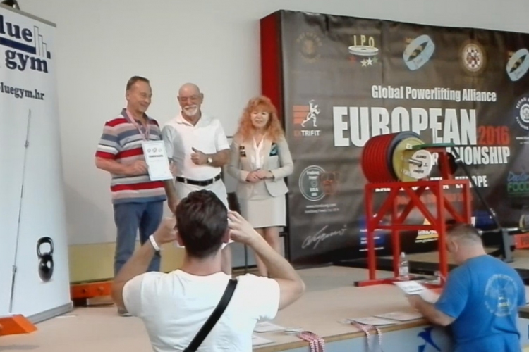 Fonyódi György master Európa-bajnok új világrekorddal