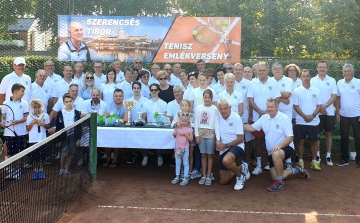 Tenisztornát rendeztek Szerencsés Tibor emlékére