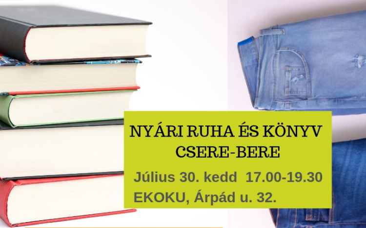 Nyári ruha és könyv csere-bere lesz Esztergomban