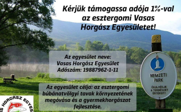 Segítsük 1 százalékkal a Vasas Horgász Egyesületet