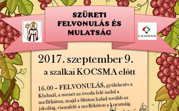 Szüreti felvonulás és mulatság Szalkán