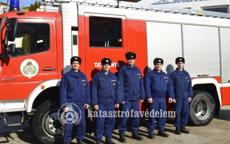 Újonc tűzoltók álltak szolgálatba