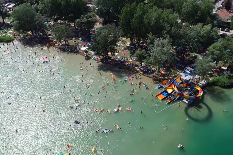 Ilyen a Pala a kánikulában – Felülről! VIDEÓ