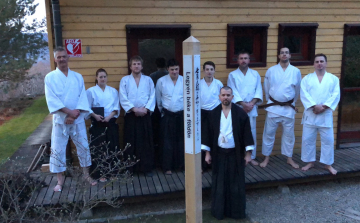 Békeoszlopot avattak a bocskoroskúti Aikido Dojo-nál