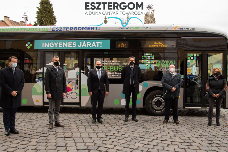 Esztergomba is megérkezett a Zöld Busz Mintaprojekt