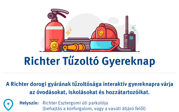 Jöjjön el gyermekével a Richter Tűzoltó Gyereknapra!