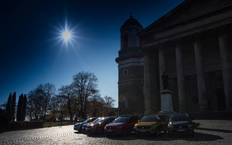 Még két napig tesztelhetők a T-Roc-ok Esztergomban - FOTÓK