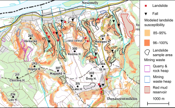 Elkészült a Gerecse földtani veszélyforrás-térképe