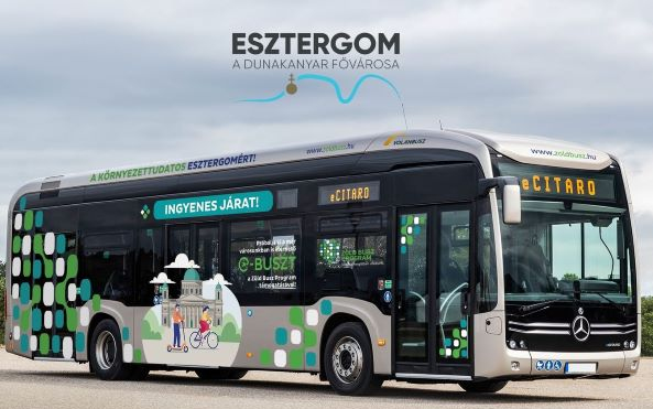 Zöld Busz érkezik Esztergomba