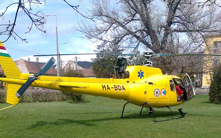 Ismét mentőhelikopter járt Esztergomban