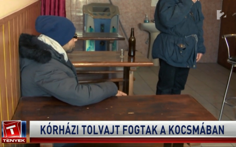 Vállalta arcát és megszólalt a kórházi tolvaj a TV2-n – VIDEÓ