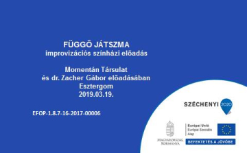 Függő játszma - improvizációs színházi előadás Zacher Gáborral Esztergomban