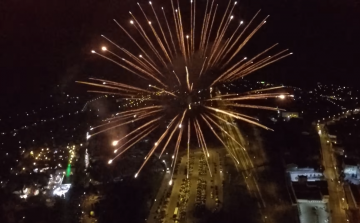 Légi videón a 66. Bányásznap és tűzijátéka
