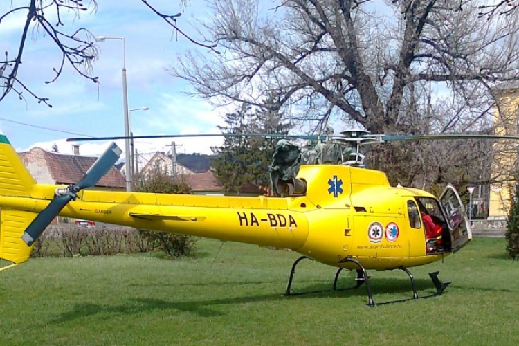 Ismét mentőhelikopter járt Esztergomban 